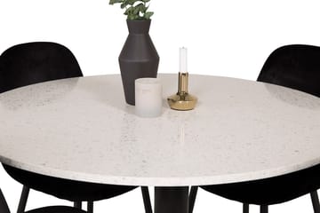 Razzia Matbord 106 cm med 4 Polar Köksstol - Möbler - Bord & matgrupper - Matgrupper