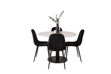 Razzia Matbord 106 cm med 4 Polar Köksstol - Möbler - Bord & matgrupper - Matgrupper