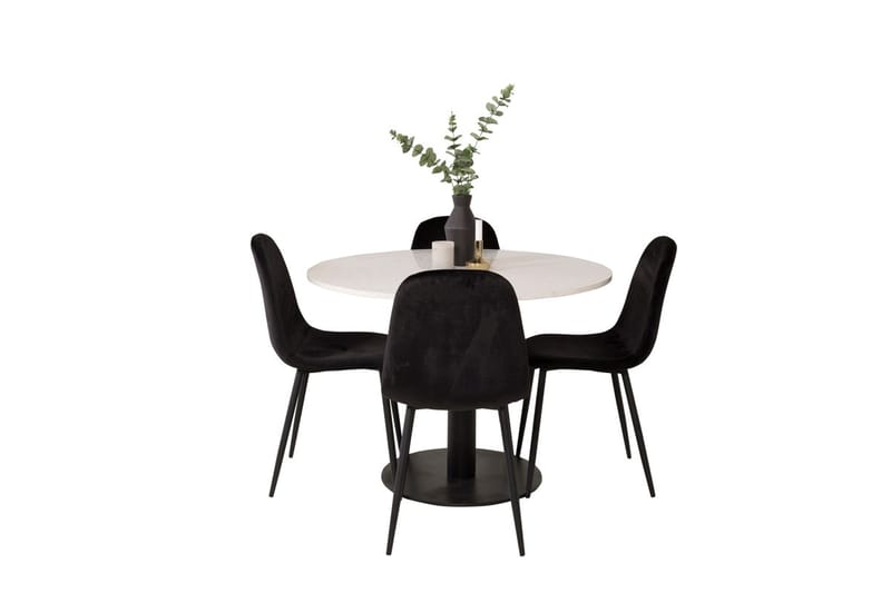 Razzia Matbord 106 cm med 4 Polar Köksstol - Möbler - Bord & matgrupper - Matgrupper