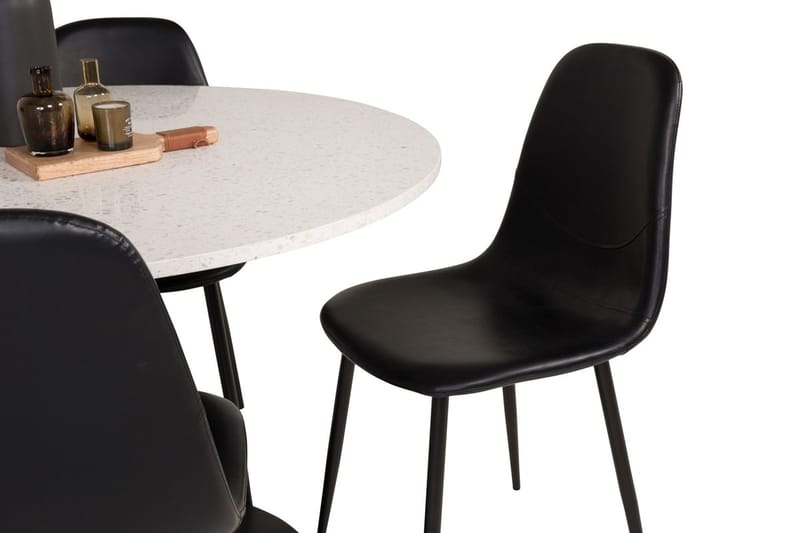 Razzia Matbord 106 cm med 4 Polar Köksstol - Möbler - Bord & matgrupper - Matgrupper