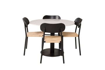Razzia Matbord 106 cm med 4 Polly Matstol - Möbler - Bord & matgrupper - Matgrupper
