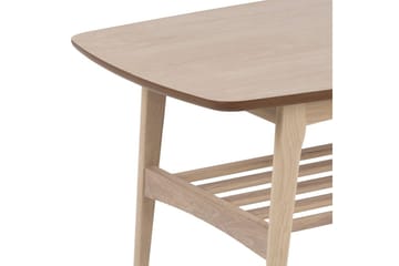 Reeves Rektangulärt Soffbord med Hyllor i Trä - Beige - Möbler - Bord & matgrupper - Soffbord