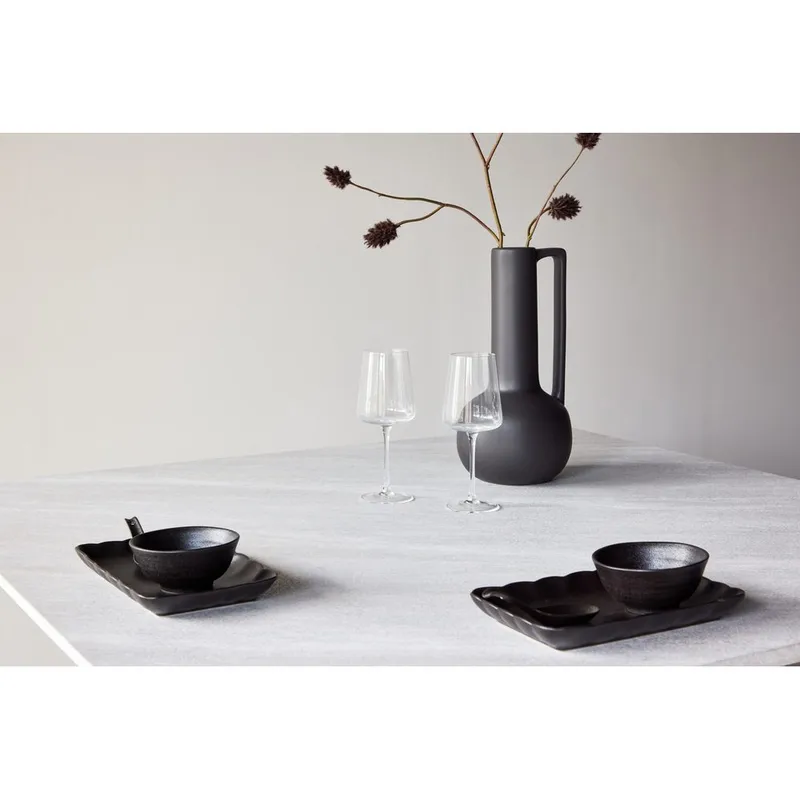 Rektangulärt matbord Cael - Ljusgrå - Möbler - Bord & matgrupper - Matbord & köksbord