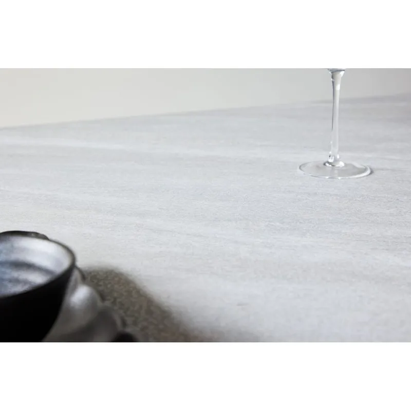 Rektangulärt matbord Cael - Ljusgrå - Möbler - Bord & matgrupper - Matbord & köksbord