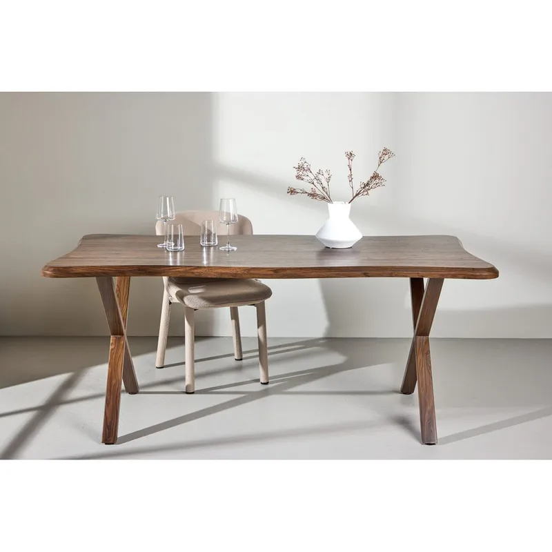 Rektangulärt matbord Fiona - Valnöt - Möbler - Bord & matgrupper - Matbord & köksbord