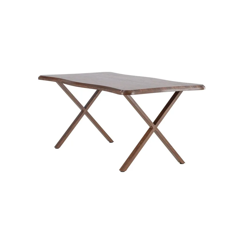 Rektangulärt matbord Fiona - Valnöt - Möbler - Bord & matgrupper - Matbord & köksbord