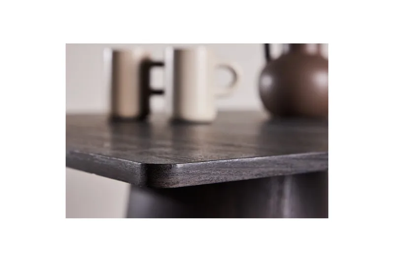 Rektangulärt matbord Lanzi - Svart - Möbler - Bord & matgrupper - Matbord & köksbord