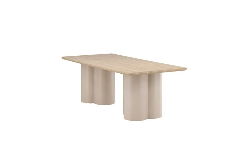 Rektangulärt matbord Olivia - Beige, 210x100x75 - Möbler - Bord & matgrupper - Matbord & köksbord