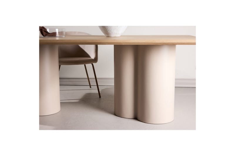 Rektangulärt matbord Olivia - Beige, 210x100x75 - Möbler - Bord & matgrupper - Matbord & köksbord