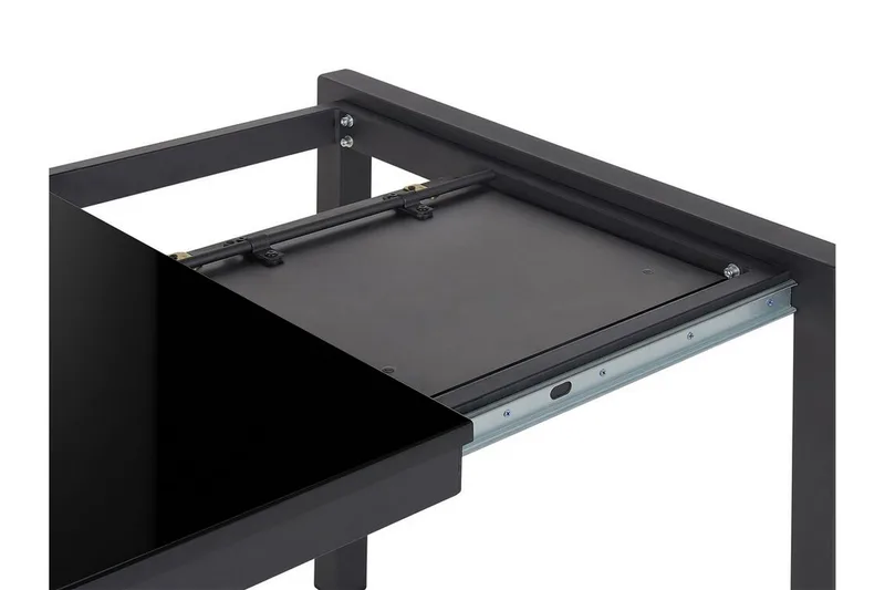 Renton Matbord Förlängningsbart 120-160x80 cm - Svart - Möbler - Bord & matgrupper - Matbord & köksbord