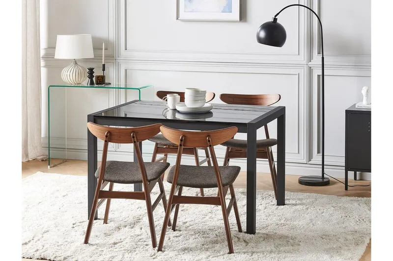 Renton Matbord Förlängningsbart 120-160x80 cm - Svart - Möbler - Bord & matgrupper - Matbord & köksbord