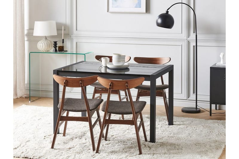 Renton Matbord Förlängningsbart 120-160x80 cm - Svart - Möbler - Bord & matgrupper - Matbord & köksbord