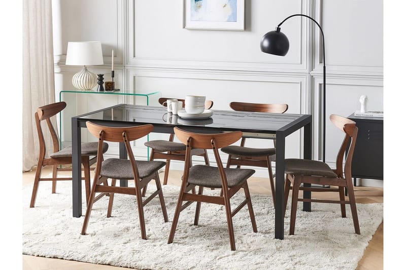 Renton Matbord Förlängningsbart 120-160x80 cm - Svart - Möbler - Bord & matgrupper - Matbord & köksbord