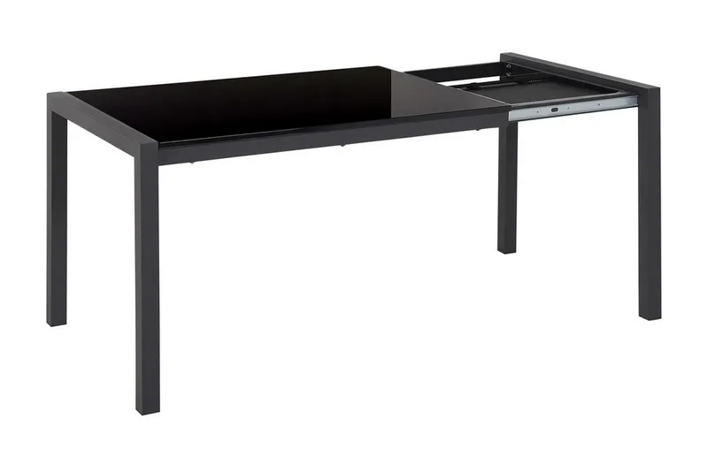 Renton Matbord Förlängningsbart 120-160x80 cm - Svart - Möbler - Bord & matgrupper - Matbord & köksbord