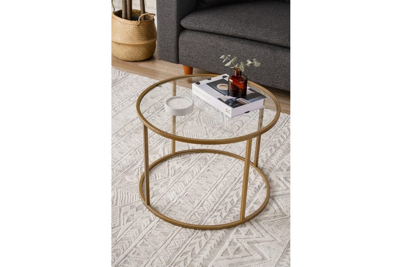 Retzow Soffbord 60 cm - Guld - Möbler - Bord & matgrupper - Soffbord
