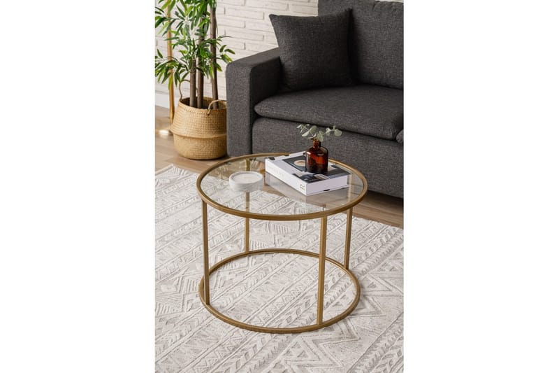 Retzow Soffbord 60 cm - Guld - Möbler - Bord & matgrupper - Soffbord