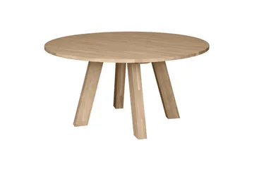 Rhonda Runt Matbord 150 cm med Ekskiva - Beige - Möbler - Bord & matgrupper - Matbord & köksbord