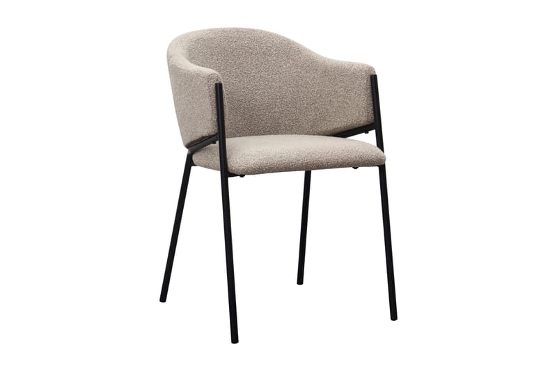 Richeto Matbord 180 cm med 6 Filip Matstolar - Rökt ek / Taupe Bouclé - Möbler - Bord & matgrupper - Matgrupper