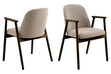 Richeto Matbord 180 cm Rökt Ek med 4 Reciclar Matstolar - Rökt ek - Möbler - Bord & matgrupper - Matgrupper