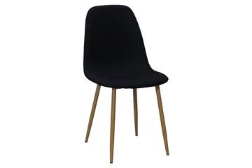 Richeto Matbord 240 cm ek +  8 st Nibe stol svart med ek ben - Ek - Möbler - Bord & matgrupper - Matgrupper