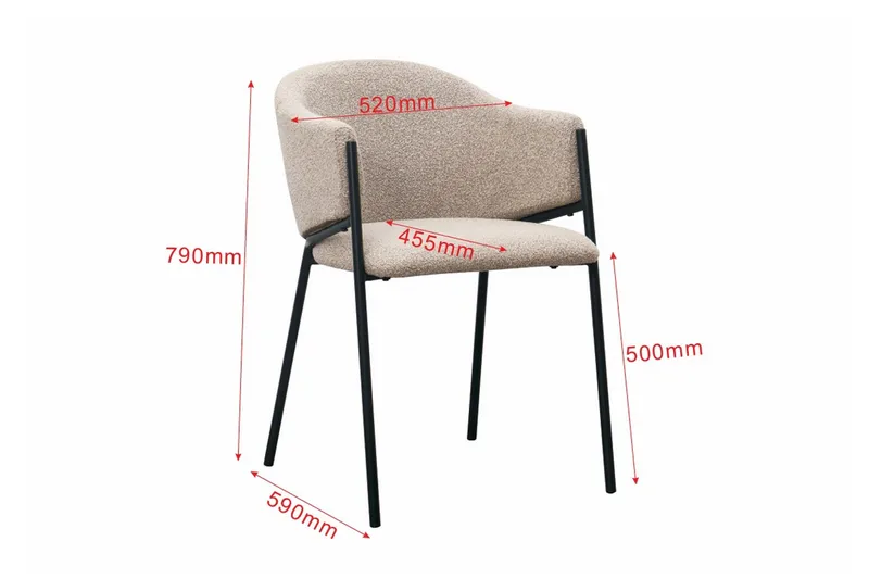 Richeto Matbord 240 cm med 8 Filip Matstolar - Rökt ek - Möbler - Bord & matgrupper - Matgrupper