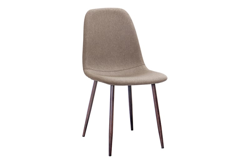 Richeto Matbord Rökt Ek 210 cm valnöt +  6 st Nibe stol brun med valnöt ben - Brun - Möbler - Bord & matgrupper - Matgrupper