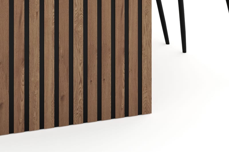 Richeto Matgrupp 240 cm med 6 Polar Matstolar - Naturlig finish - Möbler - Bord & matgrupper - Matgrupper