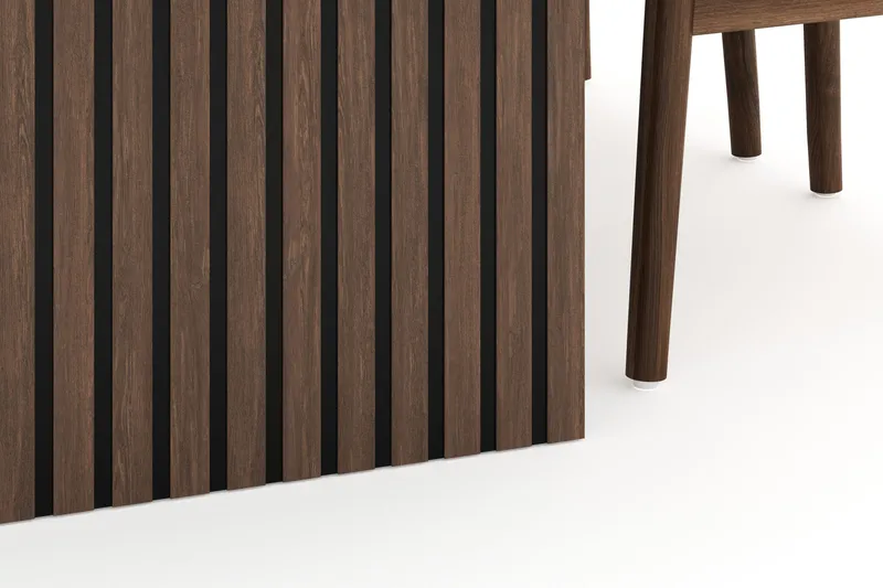 Richeto Matgrupp Rökt Ek 240 cm med 6 Dastoori Matstolar - Rökt ek - Möbler - Bord & matgrupper - Matgrupper