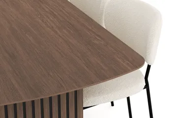Richeto Matgrupp Rökt Ek 240 cm med 6 Gemmiano Matstolar - Rökt ek - Möbler - Bord & matgrupper - Matgrupper