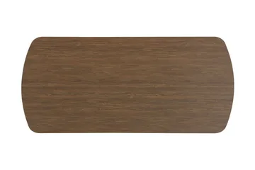 Richeto Ribbat Matbord 180x100 cm med Trä- och Rökt Ek-utseende - Mörkbrun - Möbler - Bord & matgrupper - Matbord & köksbord