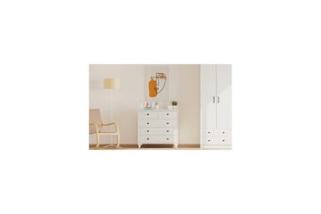 Rihana Sminkbord 90 cm - Matt Vit - Förvaring - Förvaringsmöbler - Byrå - Hallbyrå