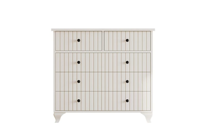 Rihana Sminkbord 90 cm, Matt Vit