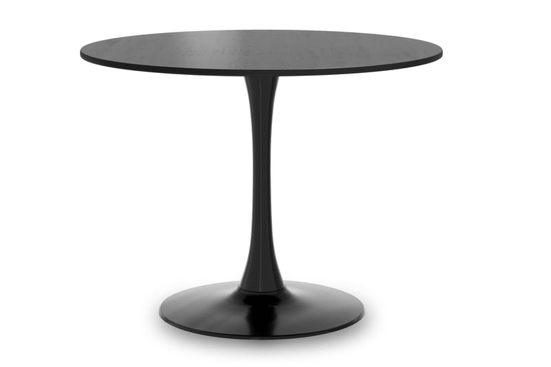 Ringstad Rund Matgrupp 100cm med 4 Alsarp Matstolar - Svart - Möbler - Bord & matgrupper - Matgrupper