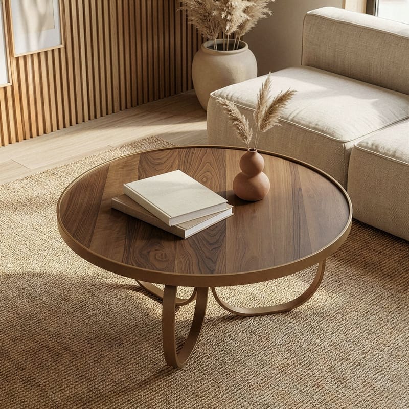 Rirena Soffbord 110 cm - Valnöt - Möbler - Bord & matgrupper - Soffbord