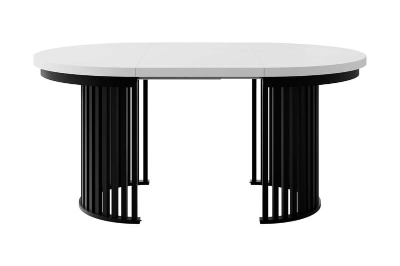 Rivale Matbord 100 cm Rund - Vit/Svart - Möbler - Bord & matgrupper - Matbord & köksbord