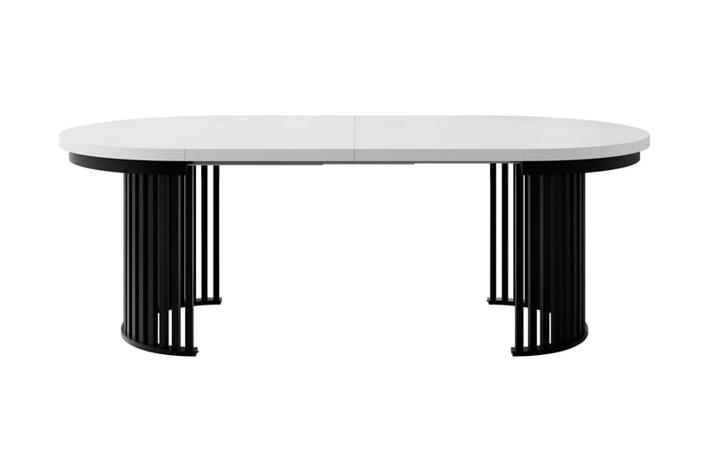 Rivale Matbord 100 cm Rund - Vit/Svart - Möbler - Bord & matgrupper - Matbord & köksbord