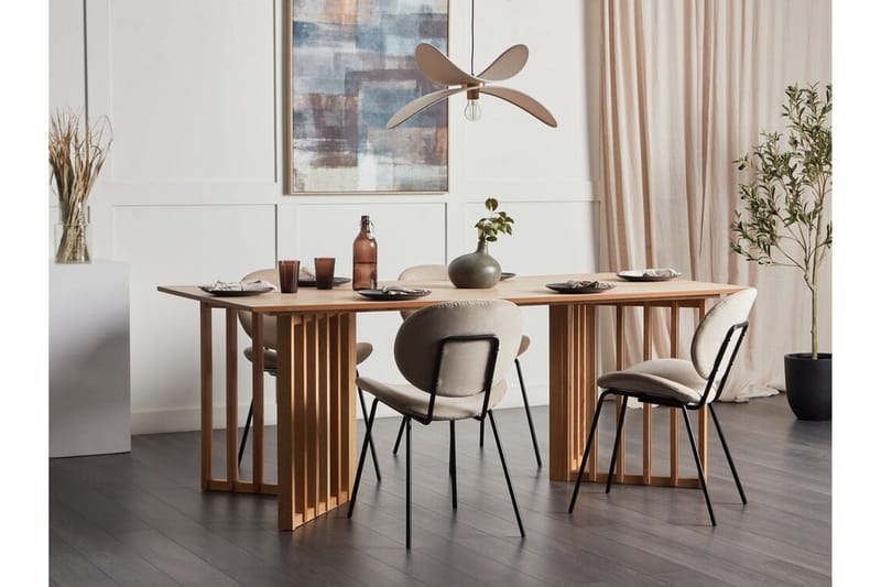 Rouyn Matbord 100x200 cm - Ljusbrun - Möbler - Bord & matgrupper - Matbord & köksbord