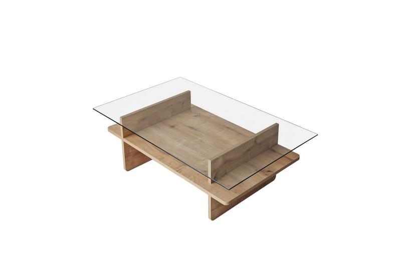 Rubby Soffbord 105 cm - Vit/Mörkgrön - Möbler - Bord & matgrupper - Soffbord