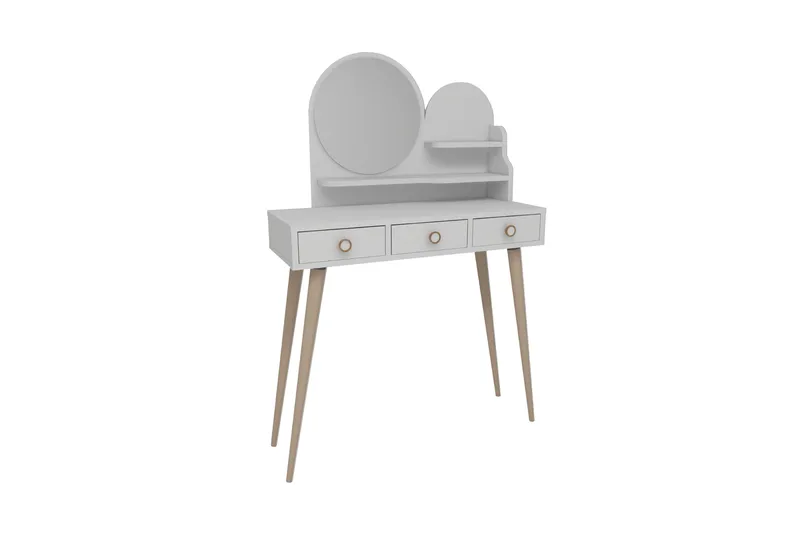 Ruges Sminkbord 74 cm - Vit - Möbler - Bord & matgrupper - Sminkbord & toalettbord - Sminkbord med spegel