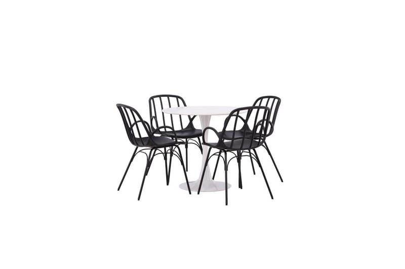 Rund Matgrupp Hamden, Dyrön - Svart - Möbler - Bord & matgrupper - Matgrupper