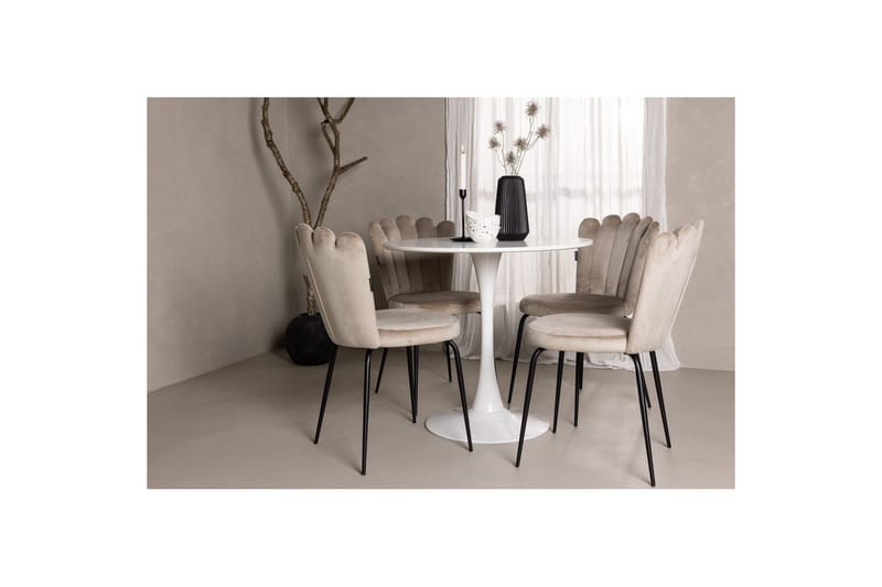 Rund Matgrupp Hamden, Limhamn Light - Möbler - Bord & matgrupper - Matgrupper