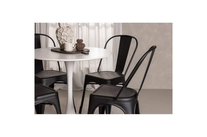 Rund Matgrupp Hamden, Tempe - Svart - Möbler - Bord & matgrupper - Matgrupper