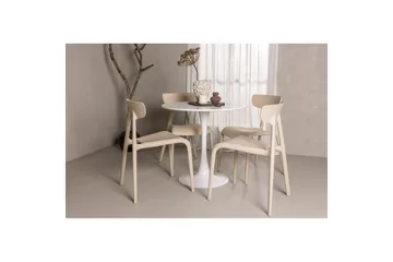 Rund Matgrupp Hamden, Ursholmen - Beige - Möbler - Bord & matgrupper - Matgrupper