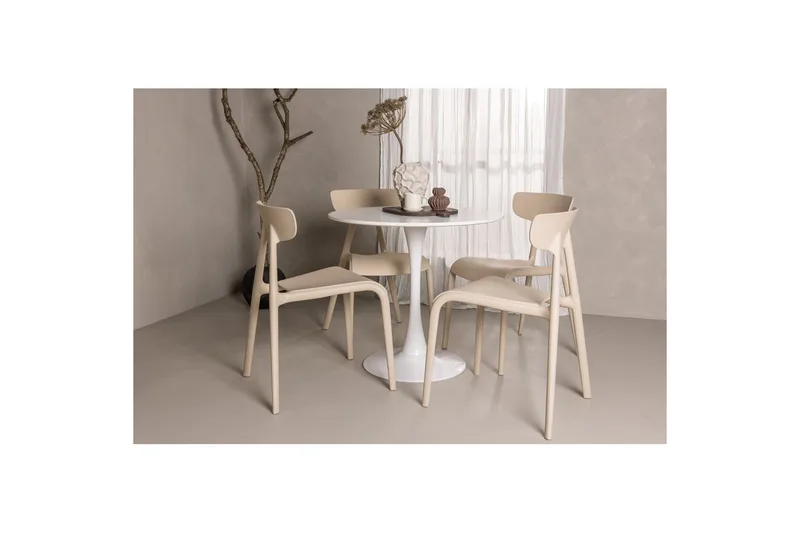 Rund Matgrupp Hamden, Ursholmen - Beige - Möbler - Bord & matgrupper - Matgrupper