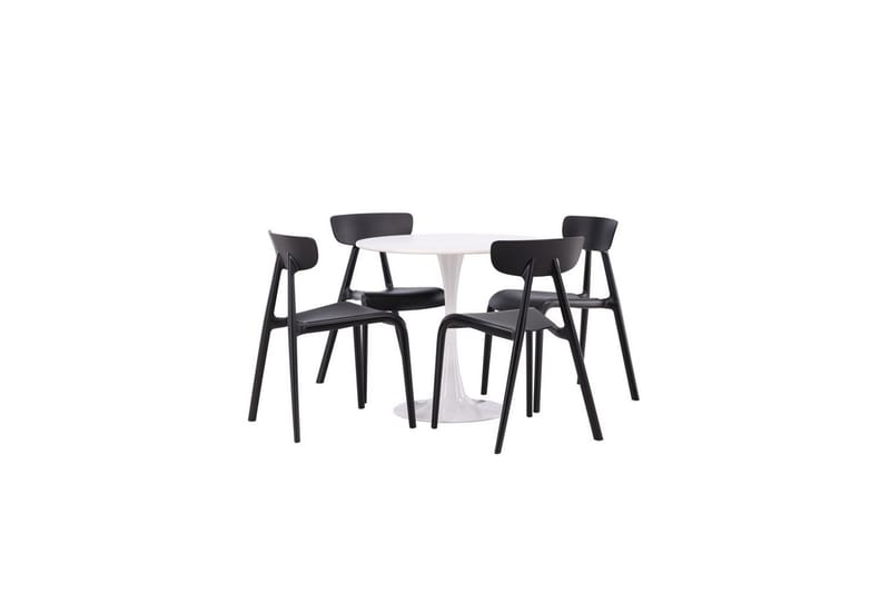 Rund Matgrupp Hamden, Ursholmen - Svart - Möbler - Bord & matgrupper - Matgrupper