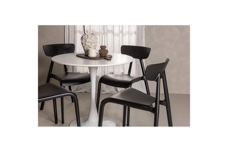 Rund Matgrupp Hamden, Ursholmen - Svart - Möbler - Bord & matgrupper - Matgrupper