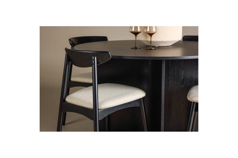 Rund Matgrupp Ven, Tyresö - Svart - Möbler - Bord & matgrupper - Matgrupper