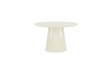 Runt matbord Lanzo 120 cm Glossy - Beige - Möbler - Bord & matgrupper - Matbord & köksbord