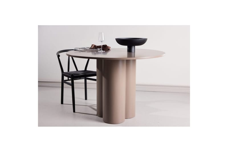 Runt matbord Olivia, Brun, 110x76