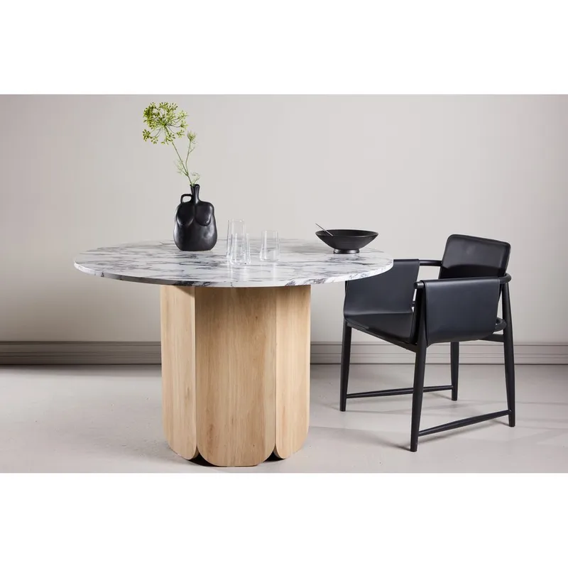 Runt matbord Tekla - Ljusgrå, 120 - Möbler - Bord & matgrupper - Matbord & köksbord